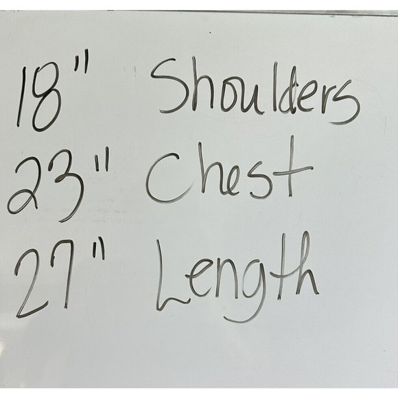 Floral Blue Jean Denim Shirt Jacket Size L Keren Hart Embroidered Shacket Blazer - Picture 6 of 6